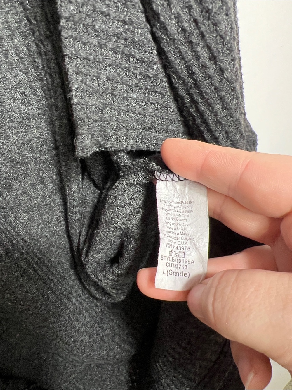 Millibon Dark Gray Open-Front Bell Sleeve Cardigan - Picture 4 of 9